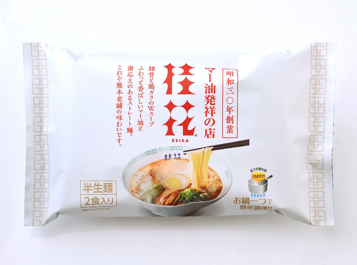 桂花拉麺ブランド2食入りパッケージ